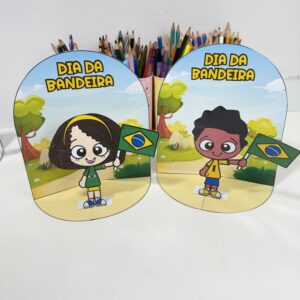 Cenário 3D Dia da Bandeira
