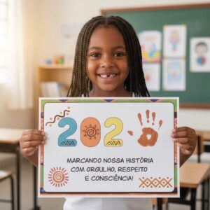 Atividade Consciência Negra
Com Carimbo das Mãos
