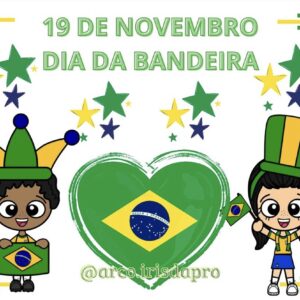Kit Dia da Bandeira 
Painel + Coroa