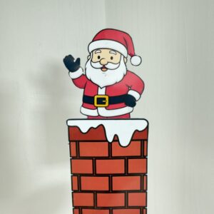 Papai Noel Descendo na chaminé - Atividade Divertida
