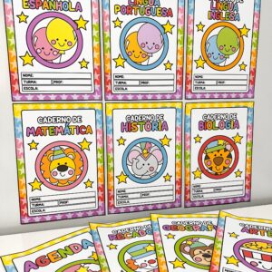 Kit Capas de Caderno-Circo da Alegria