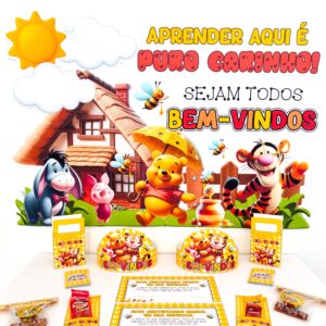 Kit Volta às Aulas Ursinho Pooh
