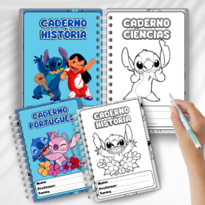 Capas de Caderno Stitch