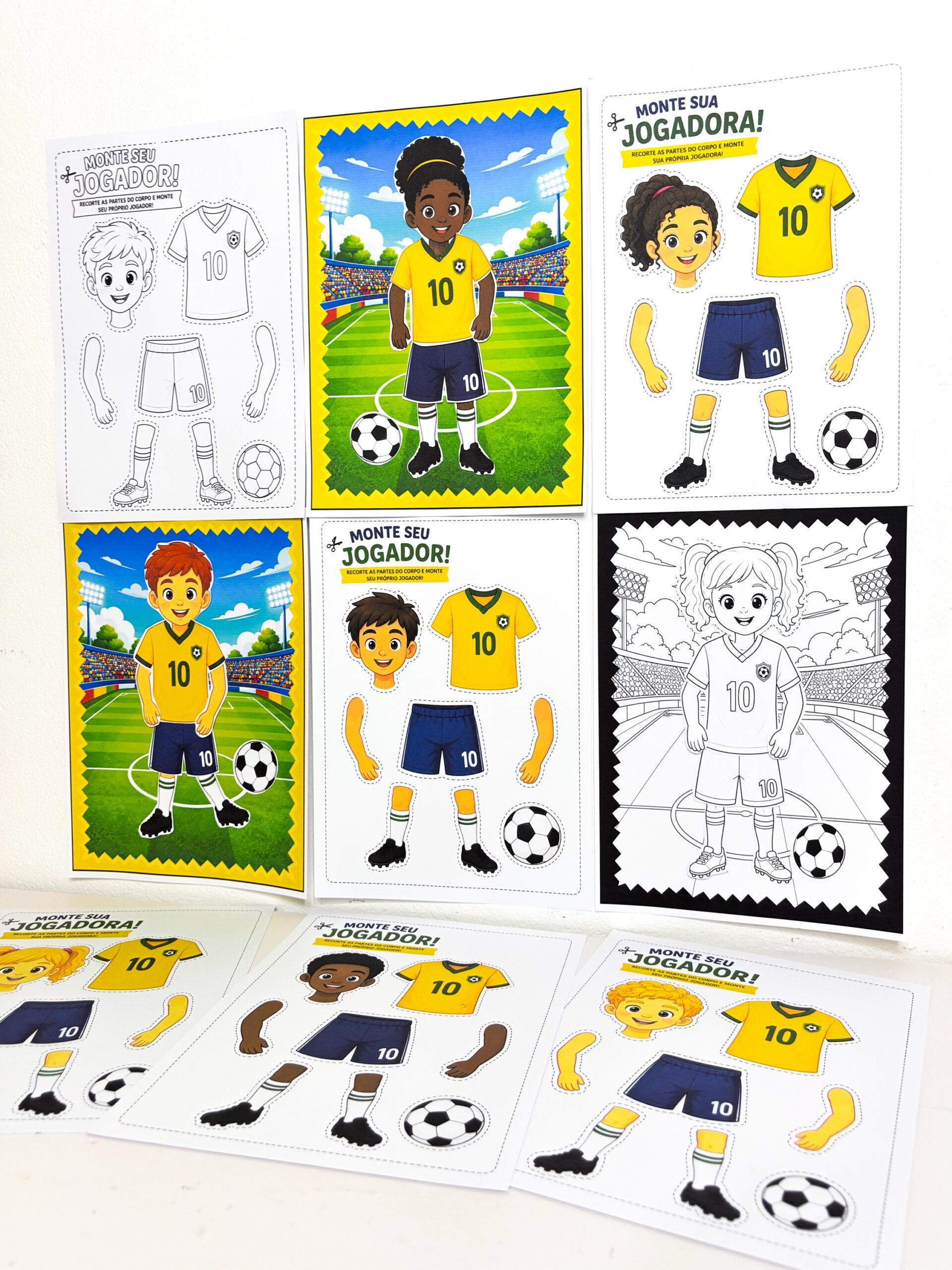Kit Monte seus jogadores