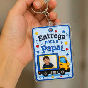 Chaveiro Caminhão Entrega para o Papai