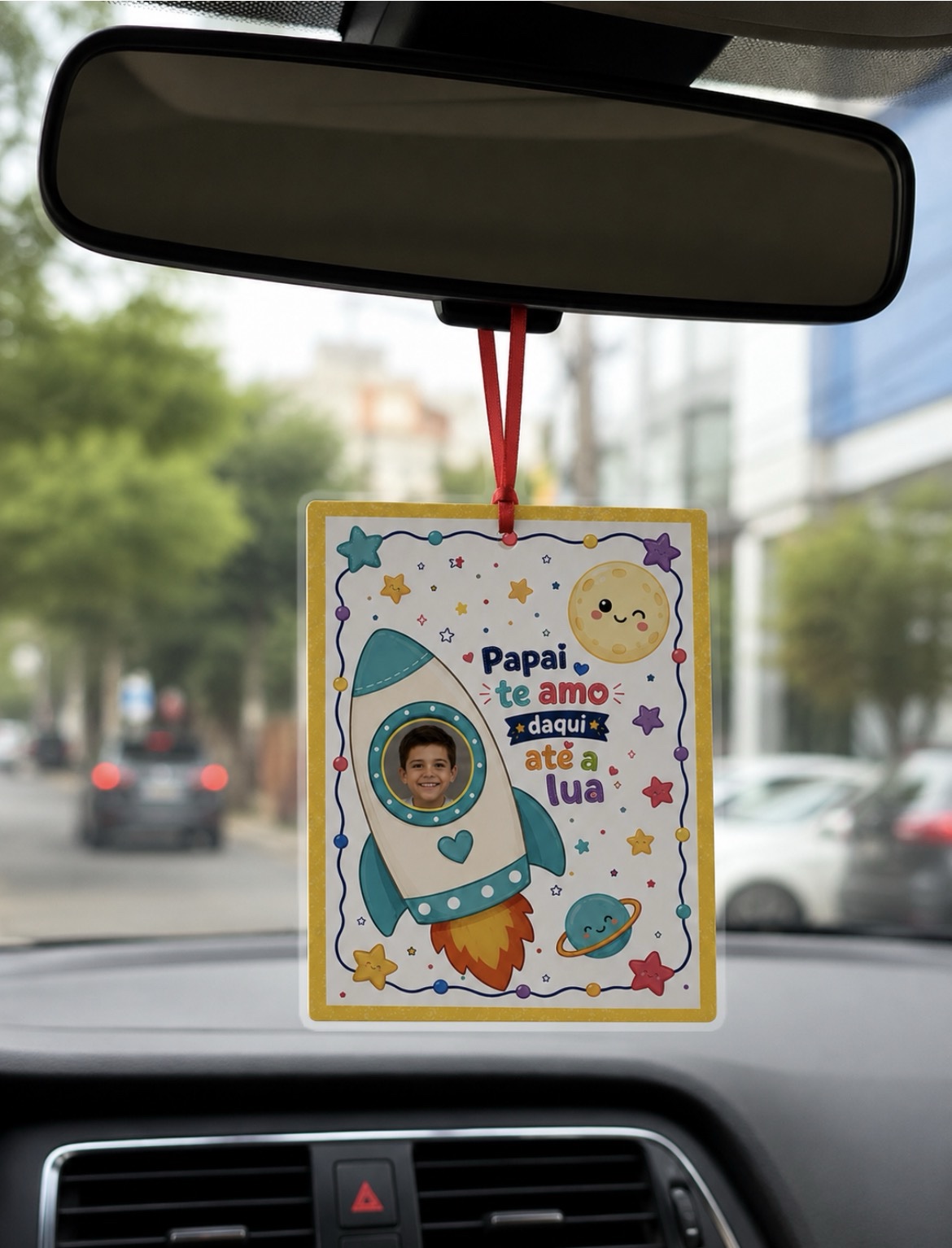 Chaveiro e Cartão Papai te amo até a lua! - Imagem 3