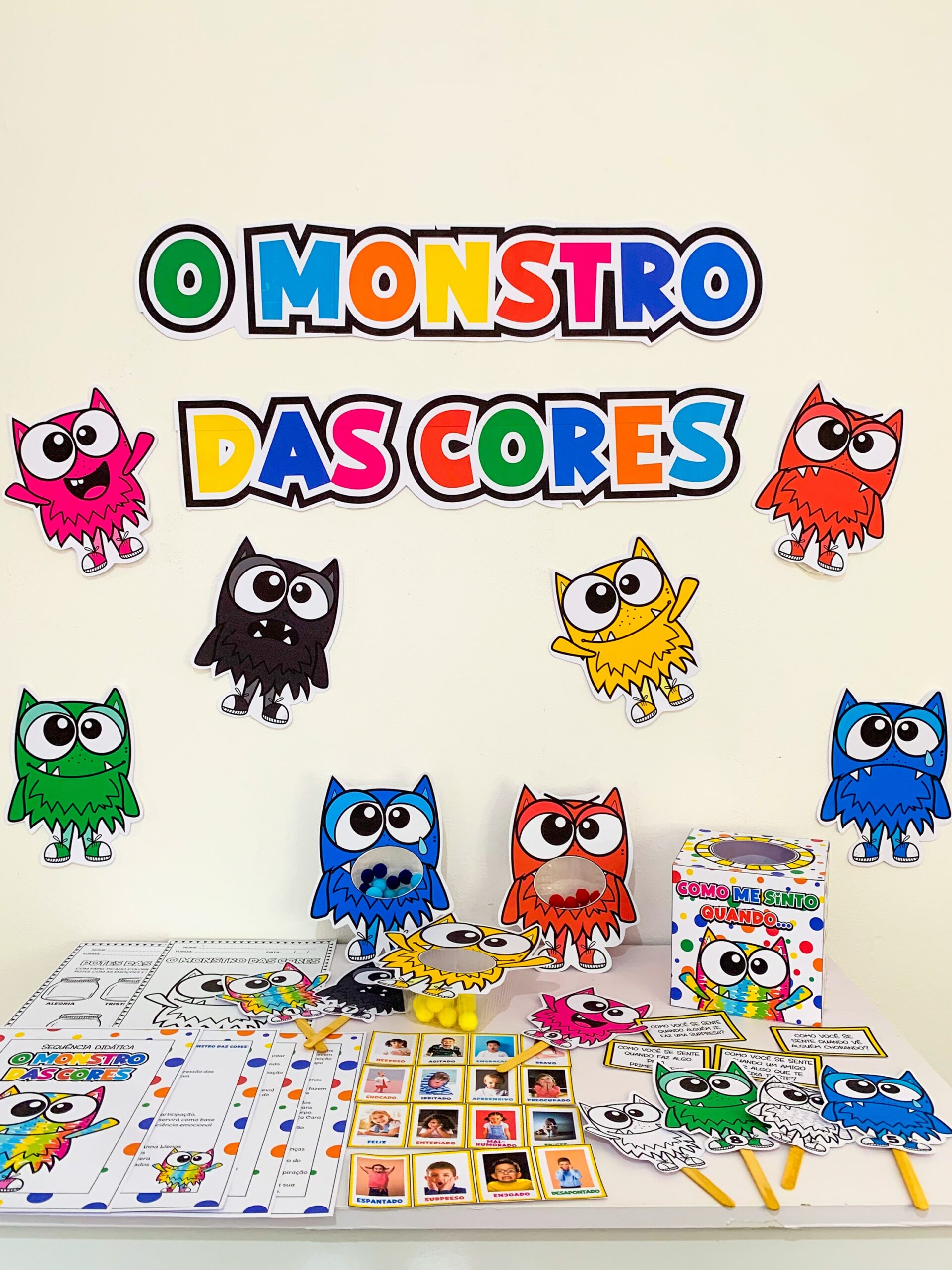 🌈Kit Sequência Didática: O Monstro das Cores - Imagem 5