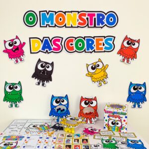 🌈Kit Sequência Didática: O Monstro das Cores