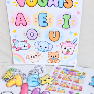 🌈 PAPER SQUISHY DAS VOGAIS