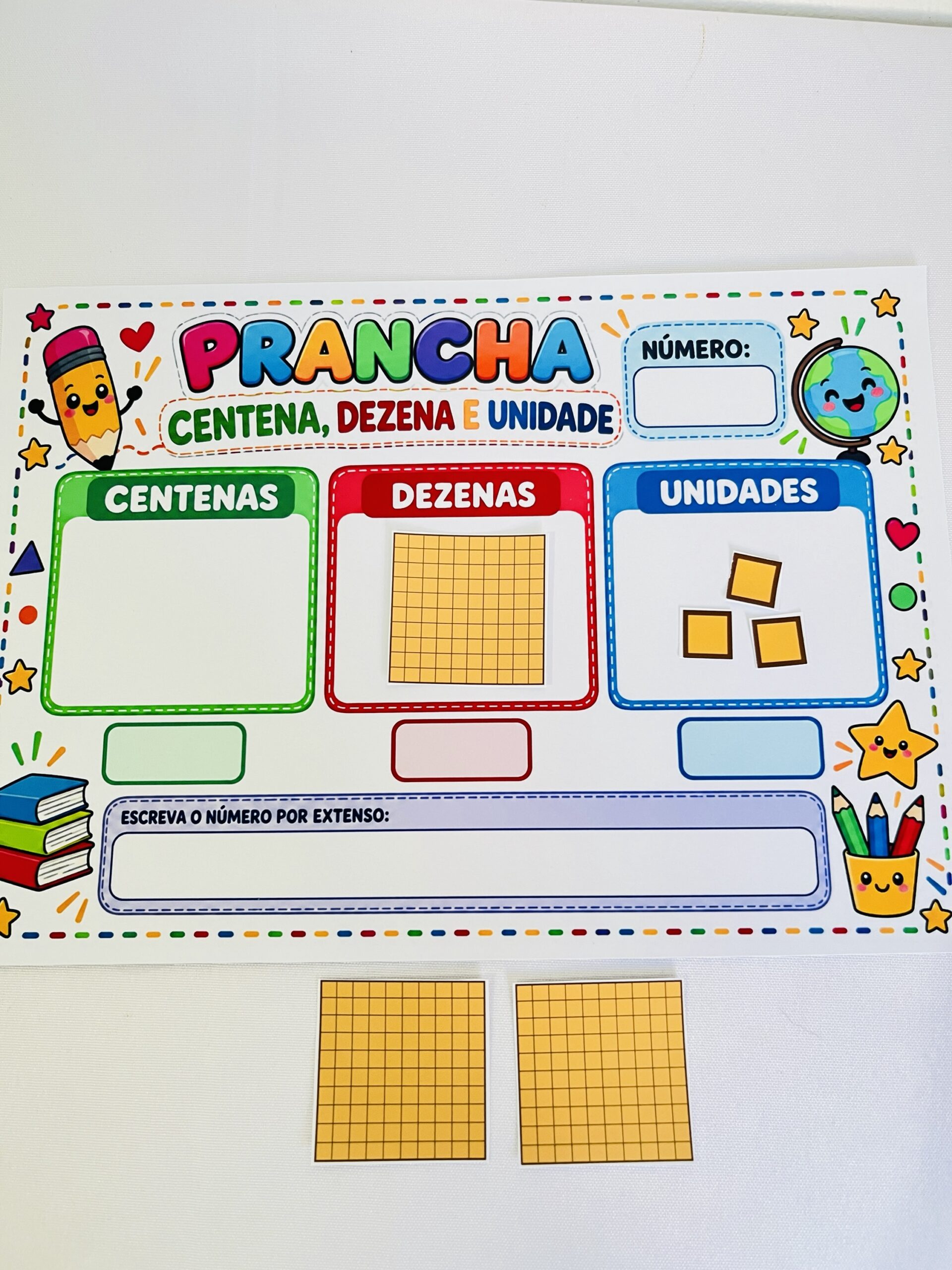 Prancha Valor Posicional dos Numerais